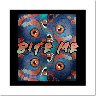 BITE ME FISH Posters and Art